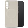 My Style Protective Flex Samsung Galaxy A56 MagSafe Hoesje Flexibel TPU Backcover - Antique White