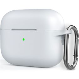 Mobigear Classic Apple AirPods Pro 2 Hoesje Flexibel Siliconen - Wit