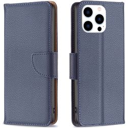 Mobigear Excellent iPhone 16 Pro Hoesje Bookcase Portemonnee - Blauw
