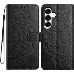 Mobigear Mandala Samsung Galaxy A17 Hoesje Bookcase Portemonnee - Zwart