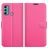 Mobigear Classic Motorola Moto G60 Hoesje Bookcase Portemonnee - Magenta