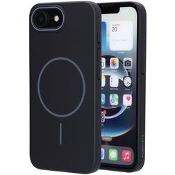 Mobiparts Slim Line iPhone 17e MagSafe Hoesje Hardcase Backcover - Onyx Black