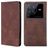 Mobigear Retro Slim Vivo X80 Pro Hoesje Bookcase Portemonnee - Bruin