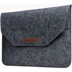 Mobigear Envelope Vilt Laptop Sleeve 15 - 16 inch Laptop hoes - Zwart