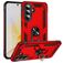 Mobigear Armor ring Samsung Galaxy A57 Hoesje Hardcase Backcover Shockproof met Ringhouder - Rood