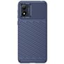 Mobigear Groove Motorola Moto E13 Hoesje Flexibel TPU Backcover - Blauw
