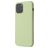 Mobigear Rubber Touch iPhone 12 Mini Siliconen Hoesje Backcover - Pastelgroen