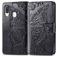 Mobigear Butterfly Samsung Galaxy A40 Hoesje Bookcase Portemonnee - Zwart
