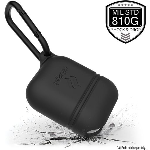 Catalyst Waterproof Apple AirPods 1 Hoesje Flexibel Siliconen Waterdicht - Slate Grey