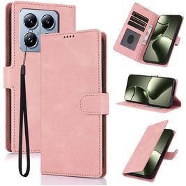 Mobigear Wallet Xiaomi 14T Pro Hoesje Bookcase Portemonnee - Roze