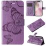 Mobigear Butterfly iPhone 16e Hoesje Bookcase Portemonnee - Paars