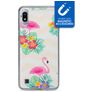 My Style Magneta Samsung Galaxy A10 Hoesje Flexibel TPU Backcover - Flamingo