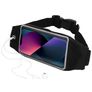Mobiparts Comfort Fit Belt Telefoonhouder Hardlopen iPhone 13 Mini Sport Hoesje Neopreen Heuptas - Zwart