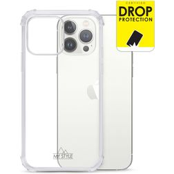 My Style Protective Flex Doorzichtig iPhone 13 Pro Max Hoesje Flexibel TPU Backcover Shockproof - Transparant