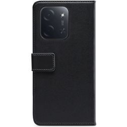 Mobilize Classic Gelly Wallet POCO C85 Hoesje Bookcase Portemonnee - Zwart