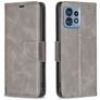 Mobigear Excellent Motorola Edge 40 Pro Hoesje Bookcase Portemonnee - Grijs