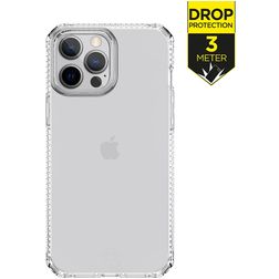 ITSkins SpectrumClear Doorzichtig iPhone 13 Pro Hoesje Flexibel TPU Backcover Shockproof - Transparant