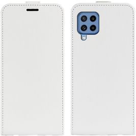 Mobigear Samsung Galaxy M22 Hoesje Flipcase - Wit