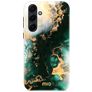 MIO Samsung Galaxy A55 MagSafe Hoesje Hardcase Backcover - Green Marble