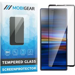 Mobigear Premium Sony Xperia 10 IV Glazen Screenprotector - Case Friendly - Zwart