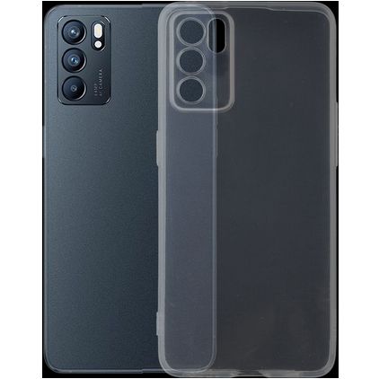 Mobigear Ultra Thin Doorzichtig OPPO Reno 6 5G Hoesje Flexibel TPU Extra Dun Backcover - Transparant