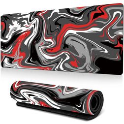 Mobigear Anti-Slip Muismat - 40 x 90 CM - Abstract Fluid 1