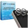 Mobigear Single Samsung Galaxy Z Flip 4 Glazen Camera Lens Protector - Case Friendly - Grijs