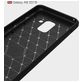 Mobigear Brushed Slim Samsung Galaxy A8 (2018) Hoesje Flexibel TPU Backcover - Grijs