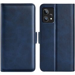 Mobigear Slim Magnet Realme 9 Pro Plus Hoesje Bookcase Portemonnee - Blauw