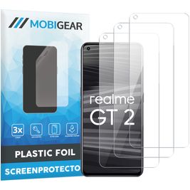 Mobigear Realme GT2 Screenprotector Folie - Case Friendly (3-Pack)