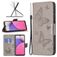 Mobigear Butterfly Samsung Galaxy A33 Hoesje Bookcase Portemonnee - Grijs