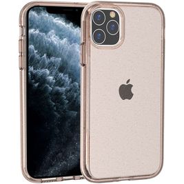 Mobigear Glitter iPhone 11 Pro Hoesje Hardcase Backcover Shockproof - Goud