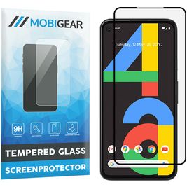Mobigear Premium Google Pixel 4a Glazen Screenprotector - Case Friendly - Zwart