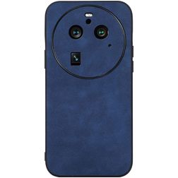 Mobigear Fabric OPPO Find X6 Pro Hoesje Hardcase Backcover - Blauw