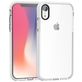 Mobigear Full Bumper iPhone XS Hoesje Hardcase Backcover Shockproof - Wit / Transparant