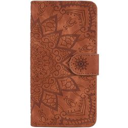 Mobigear Mandala iPhone 11 Pro Max Hoesje Bookcase Portemonnee - Bruin