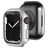 Mobigear Colors Dun Apple Watch - 45 mm Hardcase Hoesje - Zilver