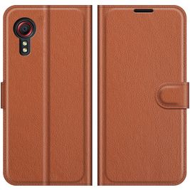 Mobigear Classic Samsung Galaxy Xcover 5 Hoesje Bookcase Portemonnee - Cognac