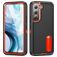 Mobigear Rugged Stand Samsung Galaxy S23 Plus Hoesje Hardcase Backcover Shockproof met Standaard - Zwart