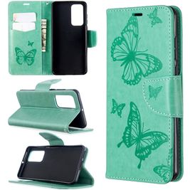 Mobigear Butterfly Huawei P40 Hoesje Bookcase Portemonnee - Turquoise