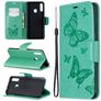 Mobigear Butterfly Samsung Galaxy A20s Hoesje Bookcase Portemonnee - Turquoise