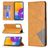 Mobigear Rhombus Slim Samsung Galaxy M52 Hoesje Bookcase - Cognac