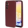 Mobiparts Samsung Galaxy A25 Siliconen Hoesje Backcover - Plum Red