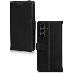 Mobilize Premium Gelly Samsung Galaxy S25 FE Hoesje Bookcase Portemonnee - Zwart