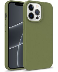 Mobigear Bio iPhone 13 Mini Hoesje Eco Friendly Backcover - Olive