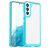 Mobigear Crystal Samsung Galaxy S23 Plus Hoesje Hardcase Backcover - Transparant / Turquoise