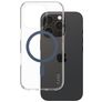 CARE by PanzerGlass Flagship iPhone 16 Pro MagSafe Hoesje Hardcase Backcover - Transparant / Blauw
