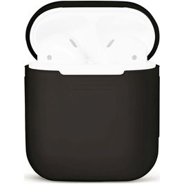 Mobigear Colors Apple AirPods 1 Hoesje Flexibel Siliconen - Zwart Mobigear Colors Apple AirPods 1 Hoesje Flexibel Siliconen - Zwart