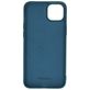 Mobiparts iPhone 14 Plus Siliconen Hoesje Backcover - Blueberry Blue