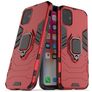 Mobigear Armor Ring iPhone 11 Hoesje Hardcase Backcover Shockproof met Ringhouder - Rood